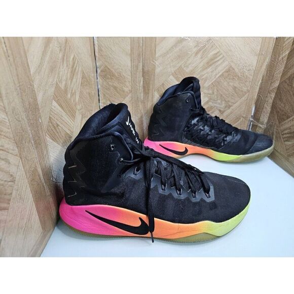 Nike Men's HyperDunk Basketball Black Shoes Size 12.5.  046 - Picture 2 of 13